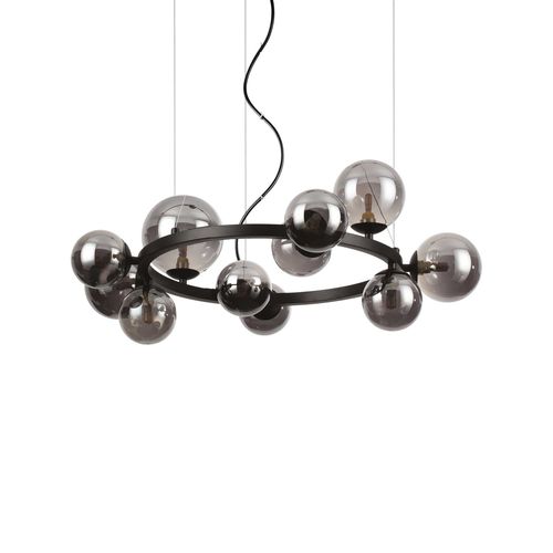 Lustre contemporain - PERLAGE SP11 - Ideal Lux S.r.l.  - en verre soufflé / en métal / en laiton
