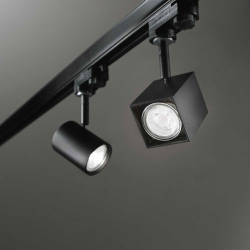 Éclairage sur rail à LED - MOUSE  - Ideal Lux S.r.l.  - cube / en aluminium / en chrome