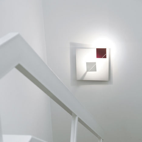Applique murale contemporaine - DESAGN: 50A2 - Knikerboker - d'intérieur / en acier inoxydable / carrée