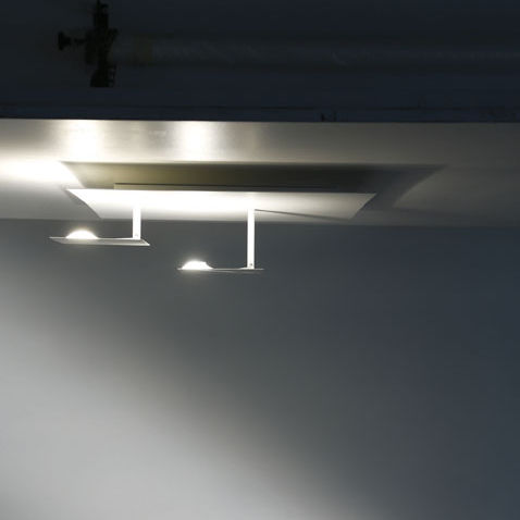 Plafonnier contemporain - DESAGN: 50A2 - Knikerboker - carré / en métal / à LED