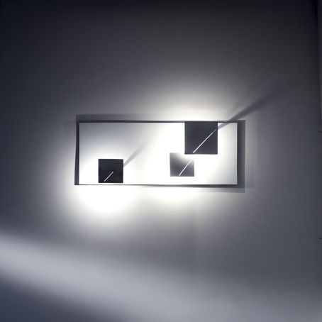 Applique murale contemporaine - DESAGN: 100A3 - Knikerboker - d'intérieur / en acier inoxydable / à LED