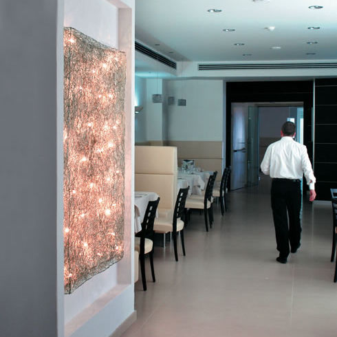 Applique murale contemporaine - QUADRO: P 140×190 - Knikerboker - d'intérieur / en aluminium / à LED