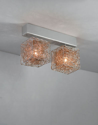 Plafonnier contemporain - KUBINI: T 2 - Knikerboker - en aluminium / halogène