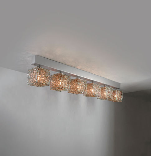 Plafonnier contemporain - KUBINI: T 6 - Knikerboker - en aluminium / halogène
