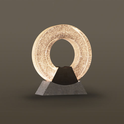 Lampe de table - OPERATABLE - MASSIFCENTRAL - en verre / en béton / Art Déco