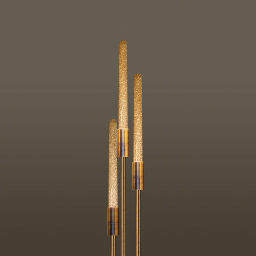Lampe sur pied - STÈLE PISTON - MASSIFCENTRAL - en verre / contemporaine / d'intérieur