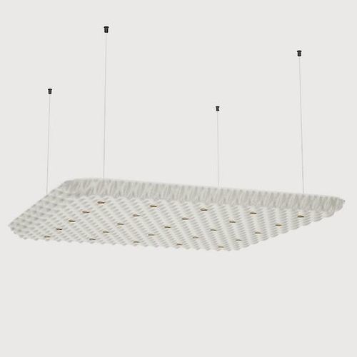 Plafonnier carré - SERENITY P2 - Lightnet GmbH  - en aluminium / en Trevira CS® / à LED