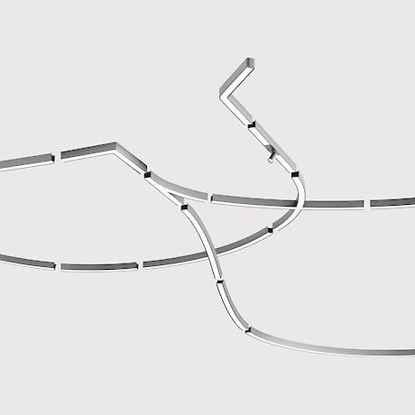 Profilé éclairant suspendu - LIQUID LINE 60 G4/P4 - Lightnet GmbH  - pour plafond / à LED / en aluminium