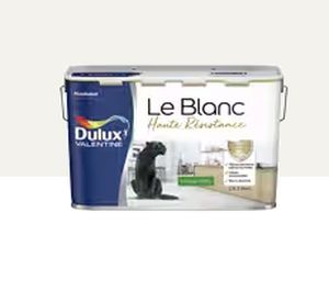 Peinture haute résistance - LE BLANC   - Dulux - de protection / décorative / pour pièce humide