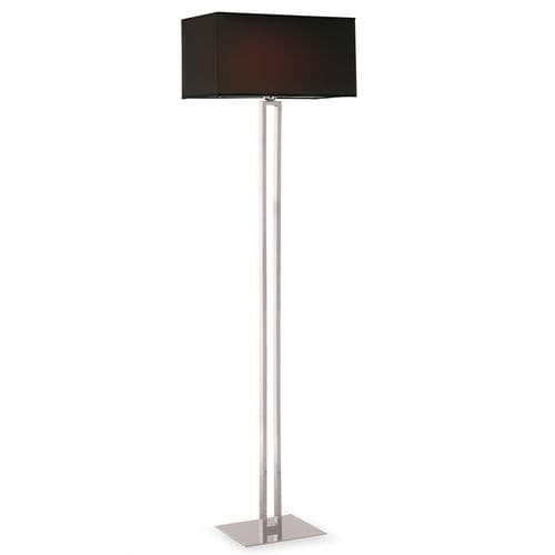 Lampe sur pied - COBALTO : 1039 - LUMIS SRL - en métal chromé / en tissu / contemporaine