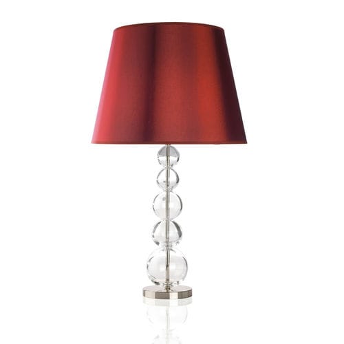 Lampe de table - SATURNO : 1200 - LUMIS SRL - en laiton / en cristal / en tissu