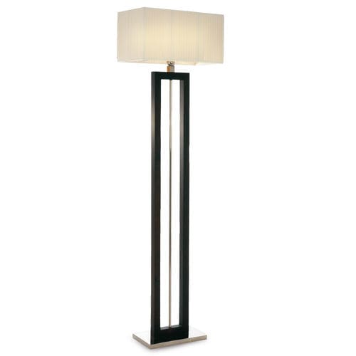 Lampe sur pied - COBALTO : 1036 - LUMIS SRL - en métal chromé / en tissu / en bois