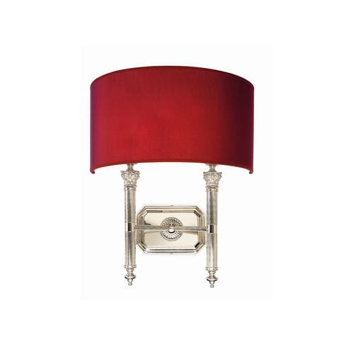 Applique murale classique - CIGNO : 2121 - LUMIS SRL - d'intérieur / en nickel / en tissu