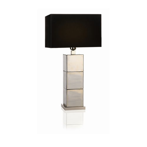 Lampe de table - CUBE 1660 - LUMIS SRL - en chrome / en tissu / en céramique