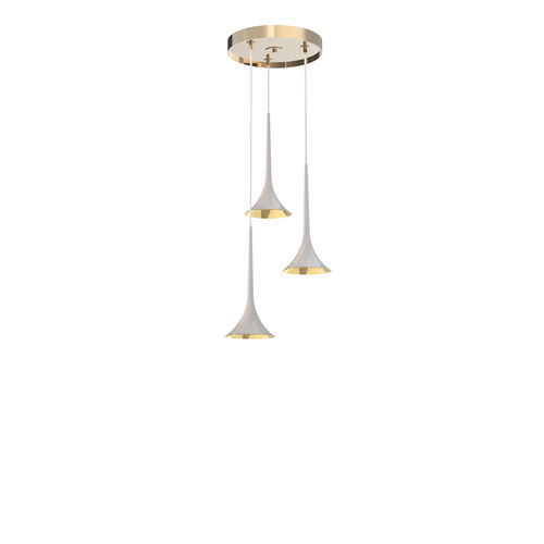 Lustre contemporain - XENO : 9021 - LUMIS SRL - en métal / 3 ampoules / professionnel