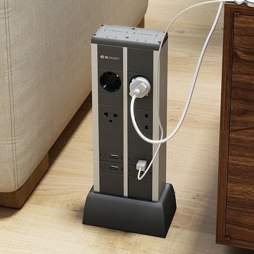 Prise de courant - DUPLO CHARGE POINT - IB-connect - USB / double / de sol