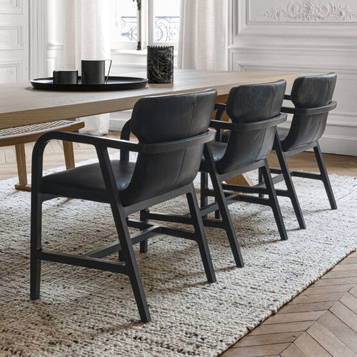 Chaise contemporaine - FULGENS - MAXALTO - d'intérieur / en tissu / en cuir