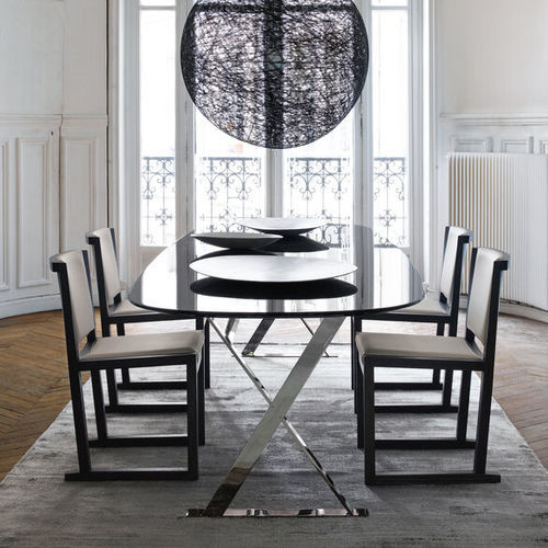 Chaise contemporaine - MUSA - MAXALTO - d'intérieur / en tissu / en cuir