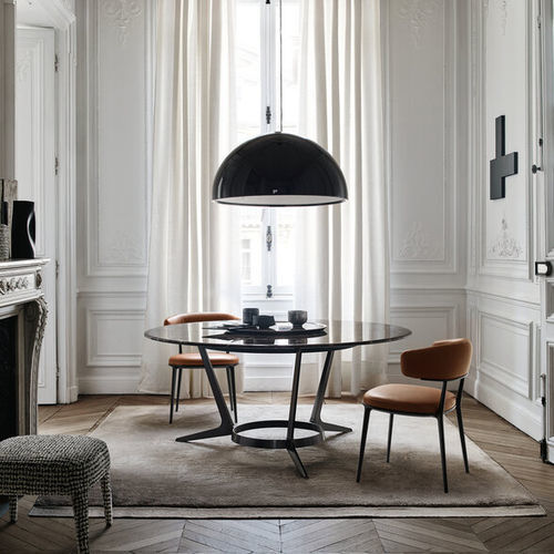 Table contemporaine - ASTRUM - MAXALTO - en bois massif / en MDF / en marbre