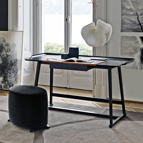 Bureau sur pied - RECIPIO '14 - MAXALTO - contemporain / en tôle d'acier / en cuir