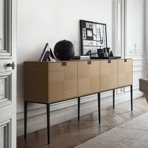 Buffet sur pieds hauts - ALCOR - MAXALTO - contemporain / en MDF / aluminium