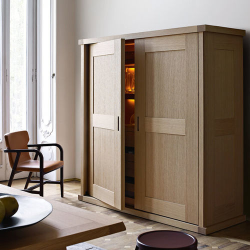 Buffet haut - CONVIVIUM - MAXALTO - contemporain / en placage de bois / en bois massif