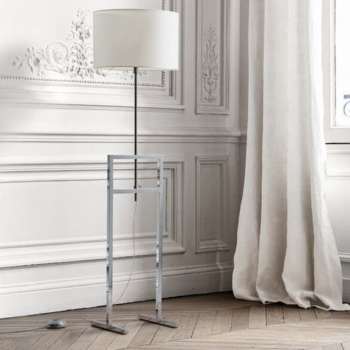 Lampe sur pied - LEUKON - MAXALTO - en métal / en verre / en tissu