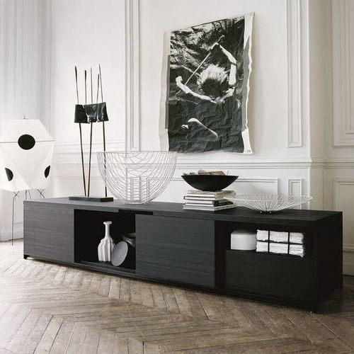 Buffet contemporain - MIDA - MAXALTO - en bois massif / en acier / en plastique