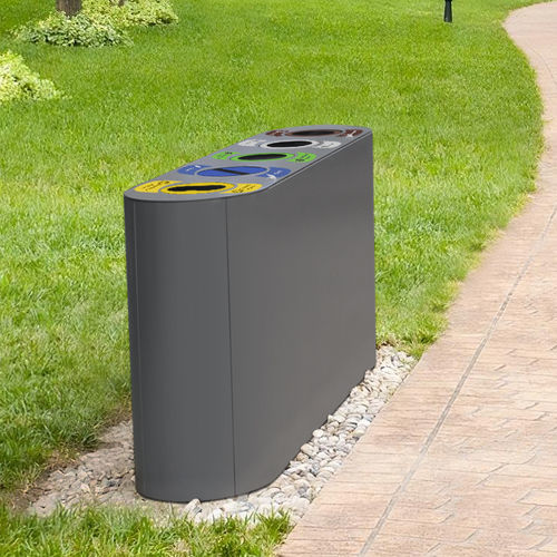 Poubelle de tri sélectif - Mánchester - CERVIC ENVIRONMENT - en métal / d'extérieur / pour espace public