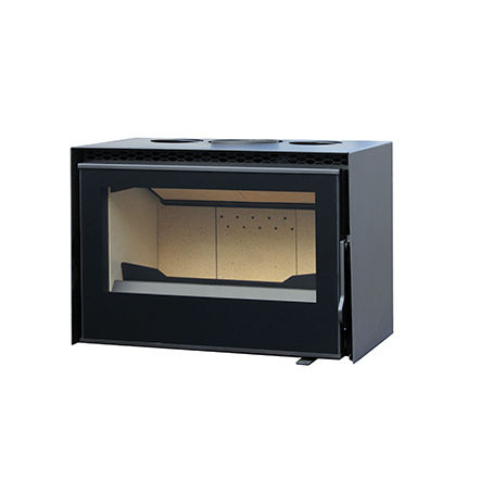 Insert de cheminée à bois - 750 - Axis - en acier / à convection forcée / à convection naturelle