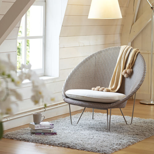 Fauteuil contemporain - JOE COCOON - VINCENT SHEPPARD - en tissu / en papier / en acier