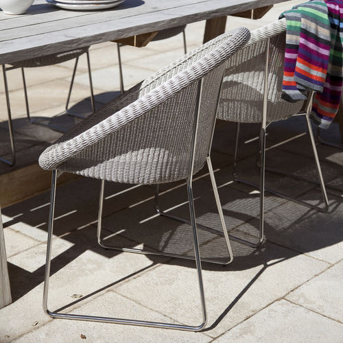 Chaise de salle à manger contemporaine - GIPSY  - VINCENT SHEPPARD - d'extérieur / en osier / en polyéthylène