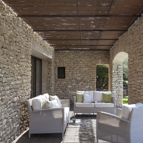 Canapé contemporain - SAFI - VINCENT SHEPPARD - de terrasse / en tissu / avec accoudoirs