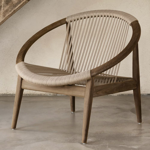 Fauteuil contemporain - Norma - VINCENT SHEPPARD - en corde / en acrylique / en chêne