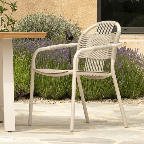 Chaise de salle à manger contemporaine - Cleo - VINCENT SHEPPARD - d'extérieur / en polypropylène / en corde