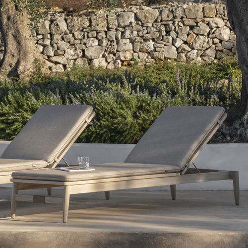 Bain de soleil contemporain - David  - VINCENT SHEPPARD - en tissu / en teck / en corde