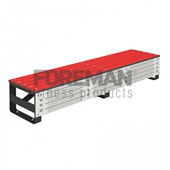Banc contemporain - FY1860.4.2 - Foreman Fitness Europe GmbH - en acier / en HPL / sur mesure