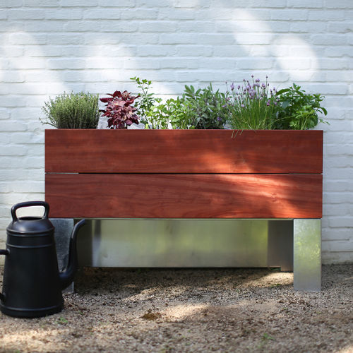 Carré potager en bois - 1/2 CULT - TRADEWINDS atelier - en acier galvanisé / en aluminium / d'extérieur