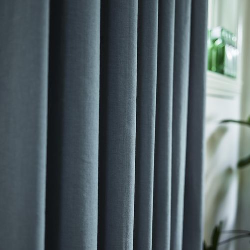Tissu pour rideaux - EASY  - KOBE INTERIOR FABRICS - uni / en polyester / en lin
