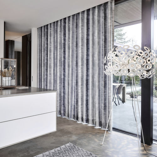 Tissu pour rideaux - ODILE  - KOBE INTERIOR FABRICS - uni / en polyester / lavable