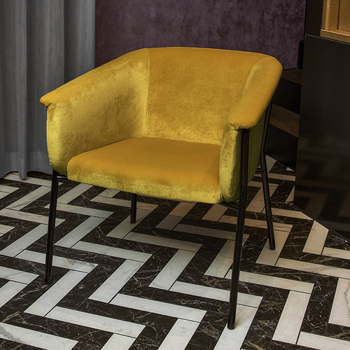 Tissu d'ameublement - LAPIS FR - KOBE INTERIOR FABRICS - uni / en polyester / en velours