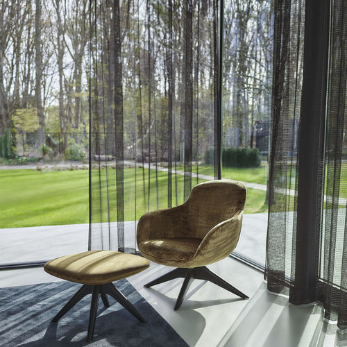 Voilage uni - SIONA   - KOBE INTERIOR FABRICS - en polyester / lavable / transparent