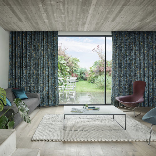Tissu pour rideaux - TILIA   - KOBE INTERIOR FABRICS - à motif / en polyester / en lin