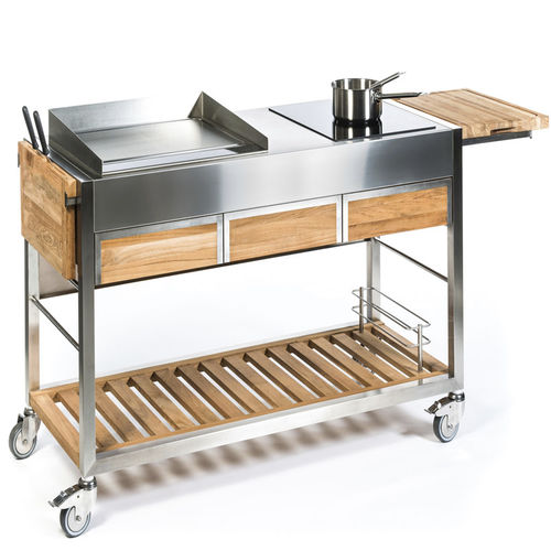 Meuble pour table de cuisson pour jardin - TOMBOY : ULTIMO UNICO - Indu+