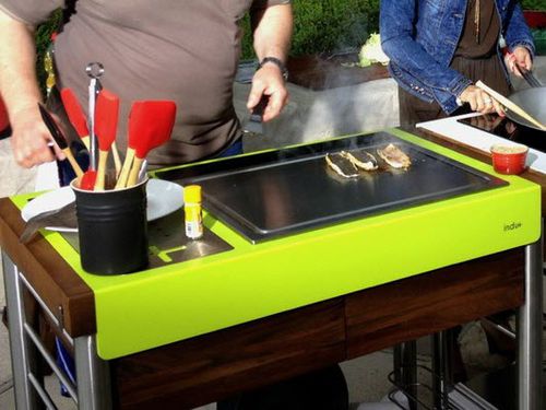 Plaque de cuisson électrique - 580 TEPPANYAKI - Indu+ - de jardin