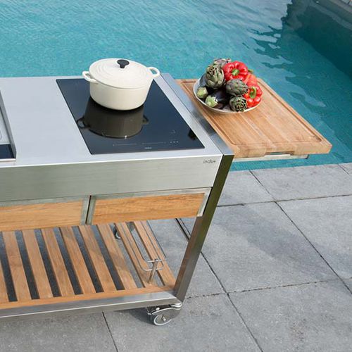 Table de cuisson à induction - 400 MULTIFLEX - Indu+ - 2 foyers / encastrable / avec commandes tactiles