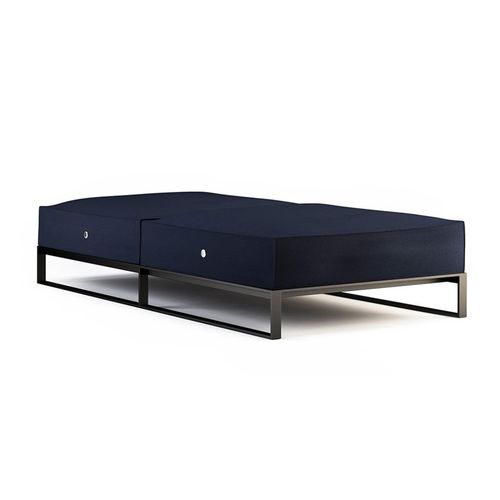 Méridienne de jardin - MOORE - Röshults - contemporaine / en Sunbrella® / avec piètement en acier inoxydable