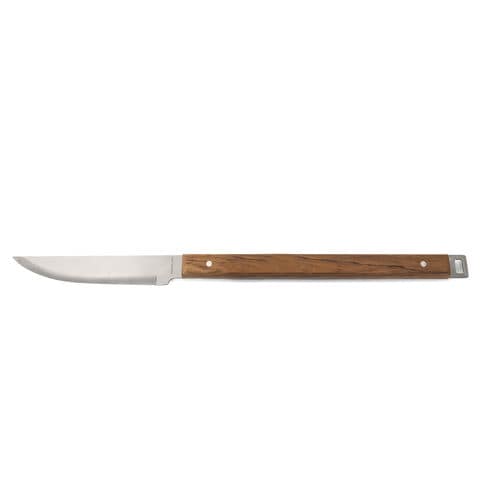 Couteau à steak avec manche en bois - BBQ  - Röshults - avec lame en acier inoxydable