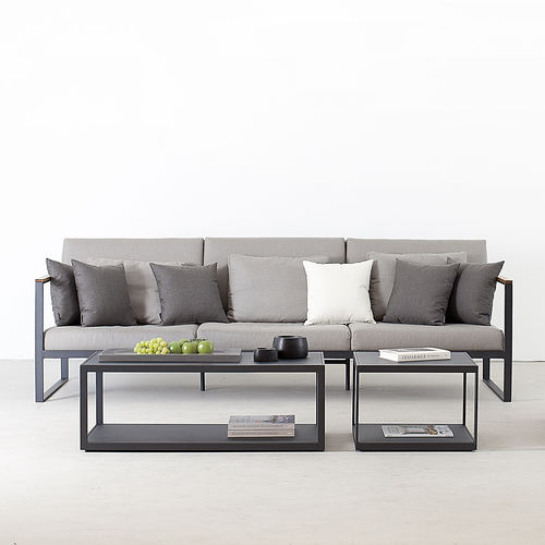 Canapé contemporain - EASY - Röshults - de jardin / en Sunbrella® / avec coussin amovible
