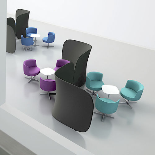 Paravent contemporain - BUTTERFLY BU-150 - Brunner GmbH - en tissu / professionnel / pour bureau